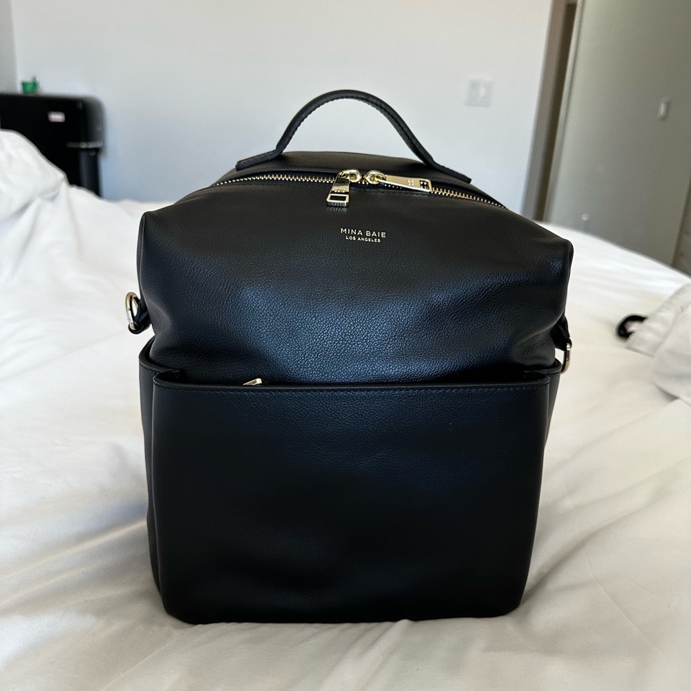NWOT Mina Baie leather mini Stevie